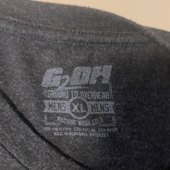 Dark gray G2OH “Blessed by the sweat angel” with graphic sweat angel design - Picture 4 of 6